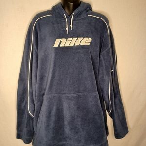 NWT Nike Fleece Hoodie. Mens Large. Blue.